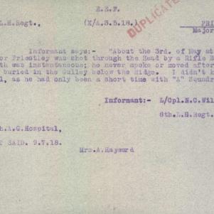 Soldier packet page