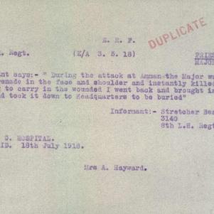 Soldier packet page