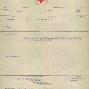 Soldier packet page