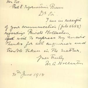 Soldier packet page