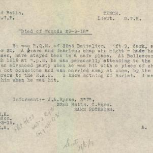 Soldier packet page