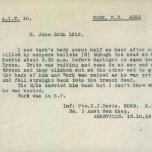 Soldier packet page