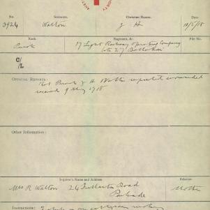 Soldier packet page