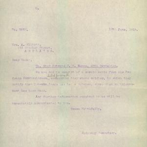 Soldier packet page