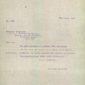 Soldier packet page