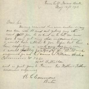 Soldier packet page