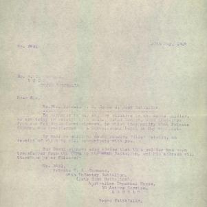 Soldier packet page