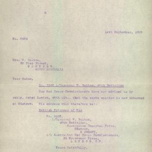 Soldier packet page