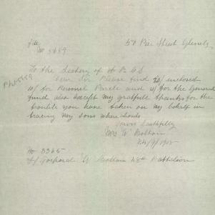 Soldier packet page