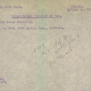 Soldier packet page