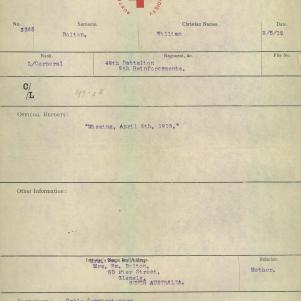 Soldier packet page