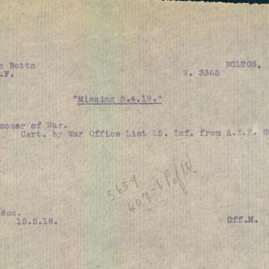 Soldier packet page