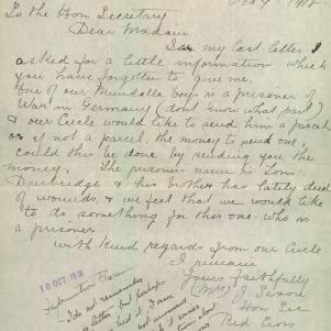 Soldier packet page
