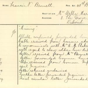 Soldier packet page
