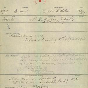 Soldier packet page