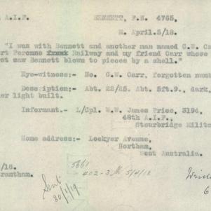 Soldier packet page