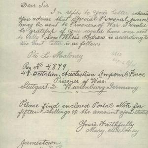 Soldier packet page