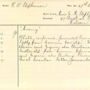 Soldier packet page