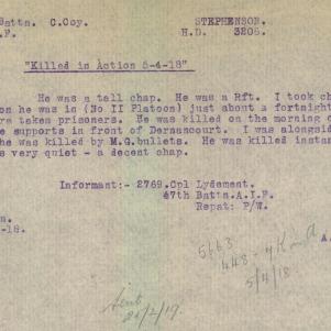 Soldier packet page