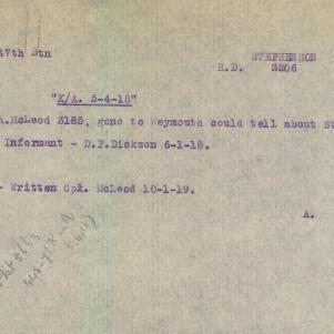 Soldier packet page