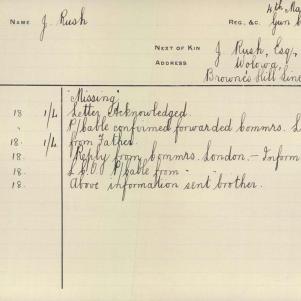 Soldier packet page