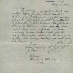 Soldier packet page