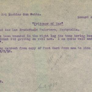 Soldier packet page