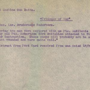 Soldier packet page