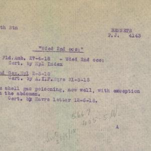 Soldier packet page