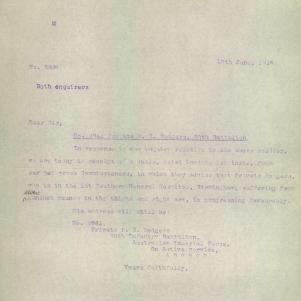 Soldier packet page