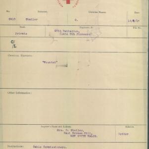 Soldier packet page