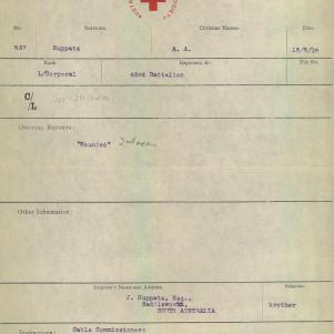 Soldier packet page