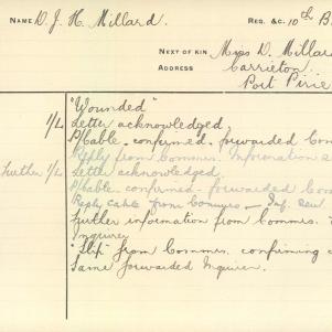 Soldier packet page
