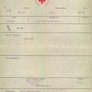 Soldier packet page