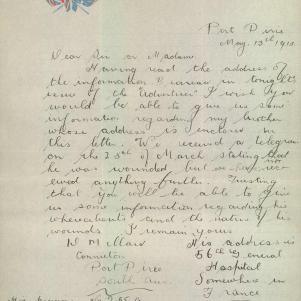 Soldier packet page