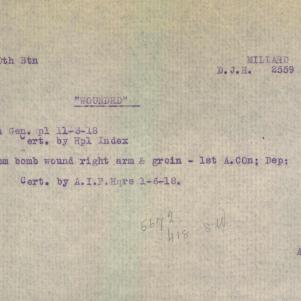 Soldier packet page
