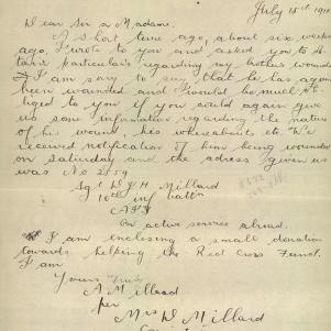 Soldier packet page