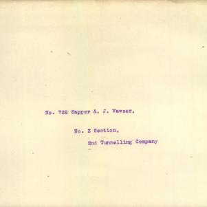 Soldier packet page