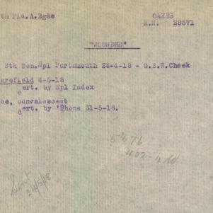 Soldier packet page