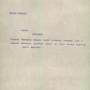 Soldier packet page