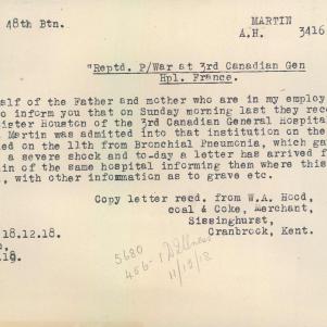 Soldier packet page
