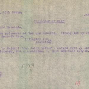 Soldier packet page