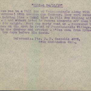 Soldier packet page