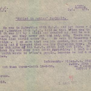 Soldier packet page