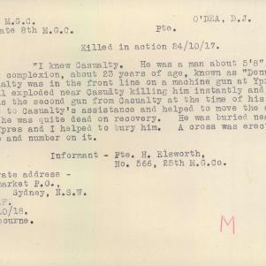 Soldier packet page