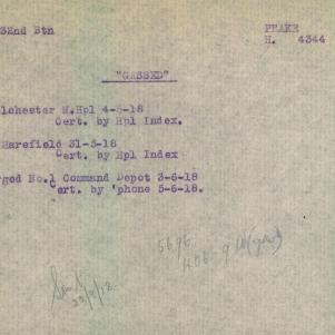 Soldier packet page