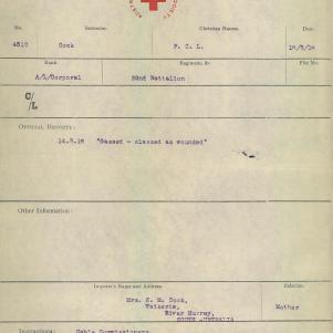 Soldier packet page