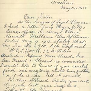 Soldier packet page