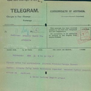 Soldier packet page