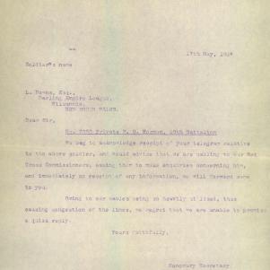 Soldier packet page